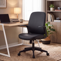 Swivel office chair Valentina upholstered in faux leather