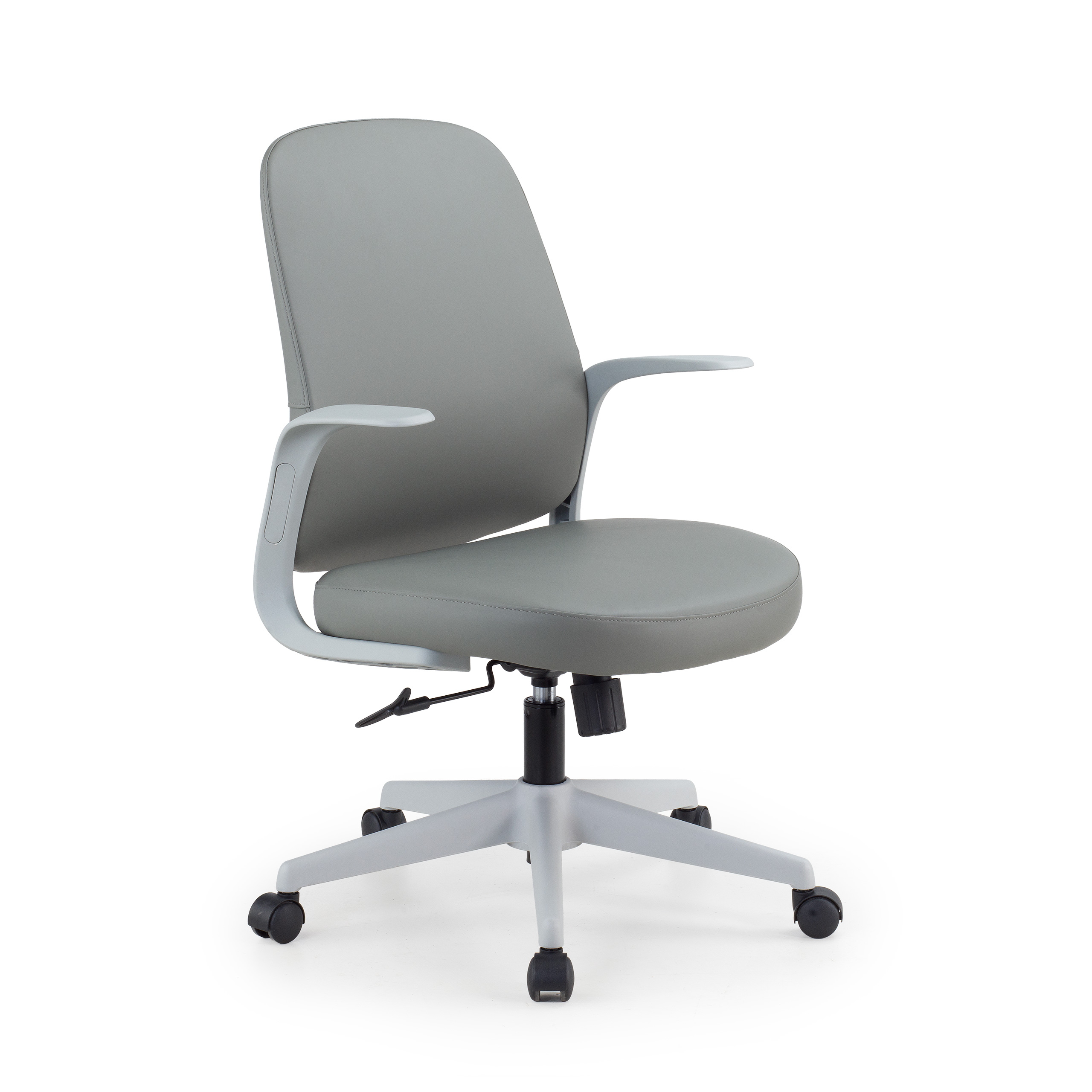 Swivel office chair Valentina upholstered in faux leather