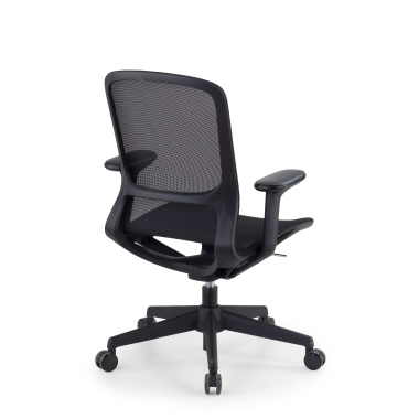 designer office chair black muse mesh 3d adjustable armrests 7