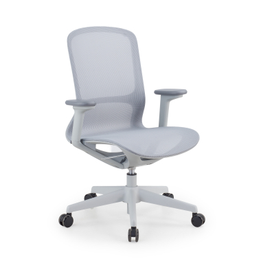 designer office chair gray muse mesh 3d adjustable armrests 1