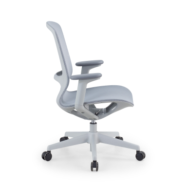designer office chair gray muse mesh 3d adjustable armrests 4