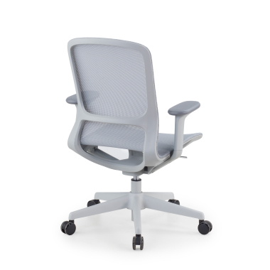 designer office chair gray muse mesh 3d adjustable armrests 6