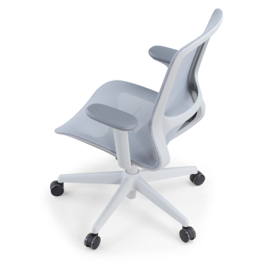 designer office chair gray muse mesh 3d adjustable armrests 8