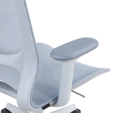 designer office chair gray muse mesh 3d adjustable armrests 5