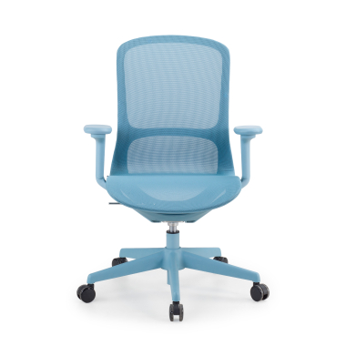 designer office chair blue muse mesh 3d adjustable armrests 3