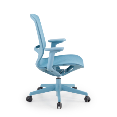 designer office chair blue muse mesh 3d adjustable armrests 4