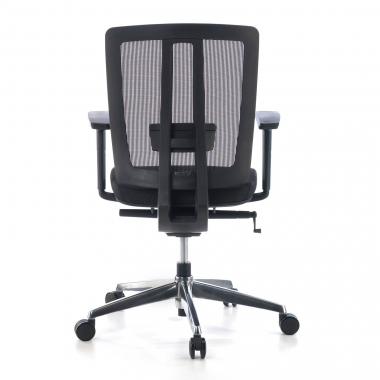 home office chair black without headrest upholstered mesh movable armrests lumbar support 7