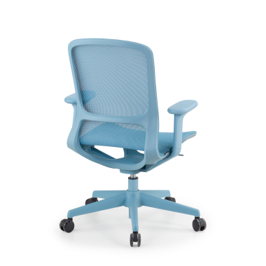 designer office chair blue muse mesh 3d adjustable armrests 7