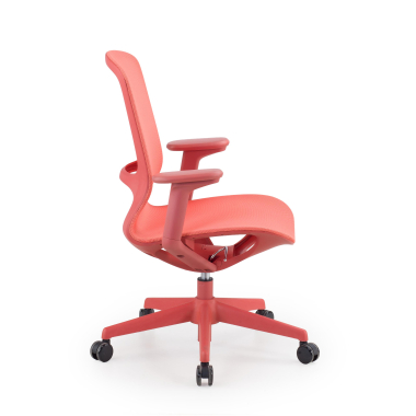 designer office chair red muse mesh 3d adjustable armrests 4
