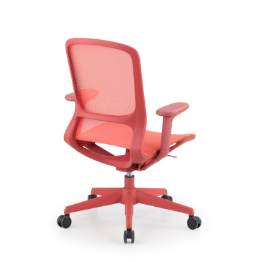 designer office chair red muse mesh 3d adjustable armrests 8