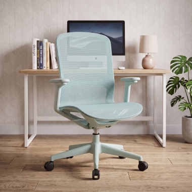 designer office chair green muse mesh 3d adjustable armrests 2
