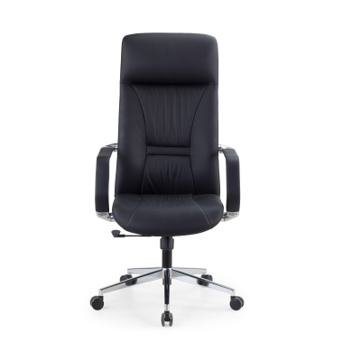 executive chair black armani natural skin fixed armrests 3