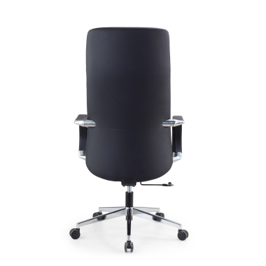 executive chair black armani natural skin fixed armrests 7