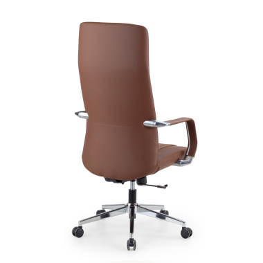 executive chair brown armani natural skin fixed armrests 10