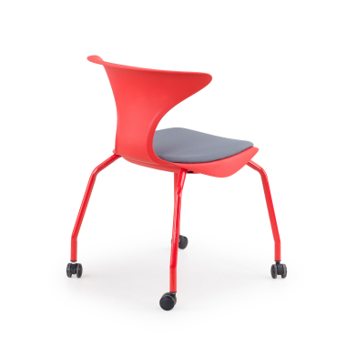 chair with writing tablet red chair with casters plastic no armrests 8