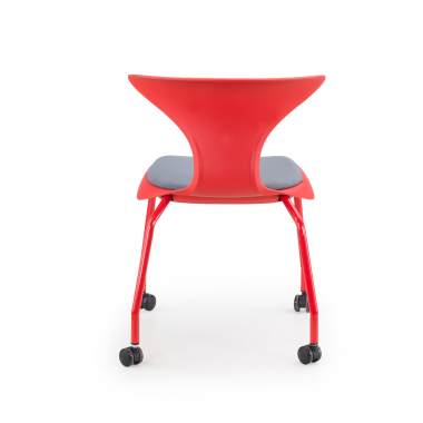 chair with writing tablet red chair with casters plastic no armrests 7