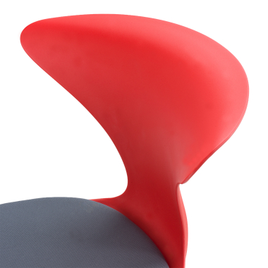 chair with writing tablet red with writing tablet casters plastic no armrests 5