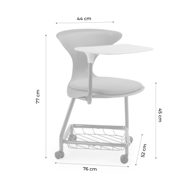 chair with writing tablet red with writing tablet casters plastic no armrests 11