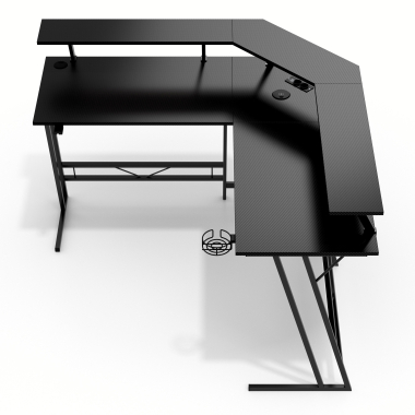 gaming desk black kratos 4