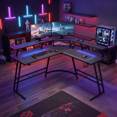 gaming desk black kratos 2