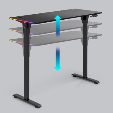 gaming desk black newlevel 13