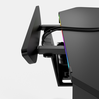 gaming desk black magnum 7