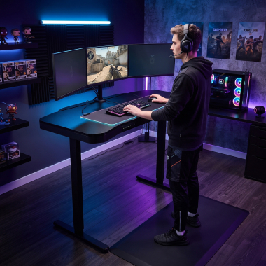 gaming desk black magnum 13