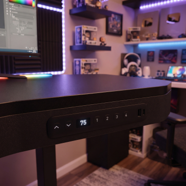 gaming desk black magnum 14