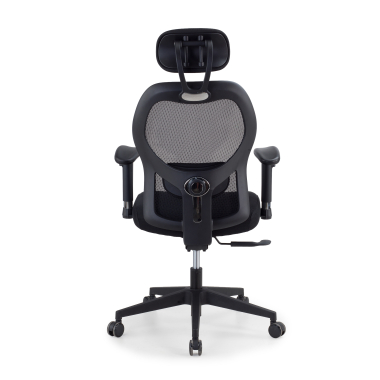 home office chair black with headrest mesh 2d adjustable armrests lumbar support headrest 9