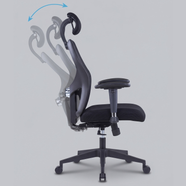 home office chair black with headrest mesh 2d adjustable armrests lumbar support headrest 10