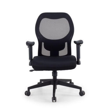 home office chair black without headrest mesh 2d adjustable armrests lumbar support 3
