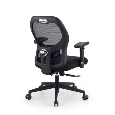 home office chair black without headrest mesh 2d adjustable armrests lumbar support 9