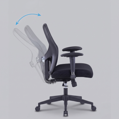 home office chair black without headrest mesh 2d adjustable armrests lumbar support 6