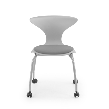 chair with writing tablet gray chair with casters plastic no armrests 3