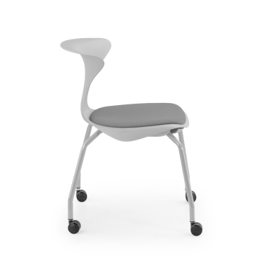 chair with writing tablet gray chair with casters plastic no armrests 4