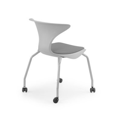 chair with writing tablet gray chair with casters plastic no armrests 7