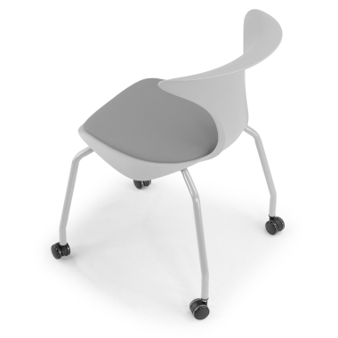 chair with writing tablet gray chair with casters plastic no armrests 9