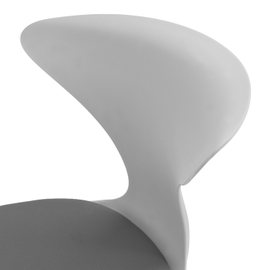 chair with writing tablet gray with writing tablet casters plastic no armrests 5