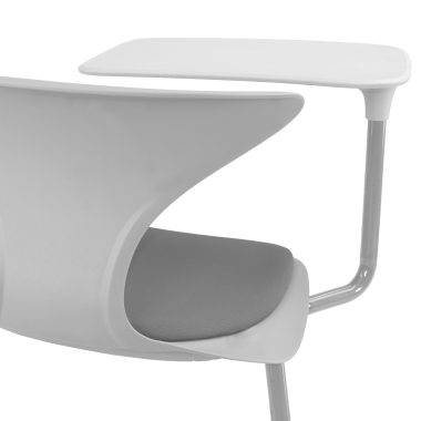 chair with writing tablet gray with writing tablet casters plastic no armrests 6