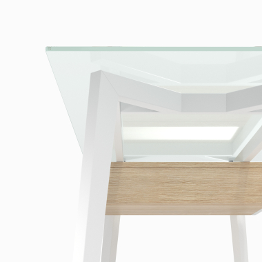 office desk white prisma 6