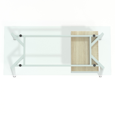 office desk white prisma 7