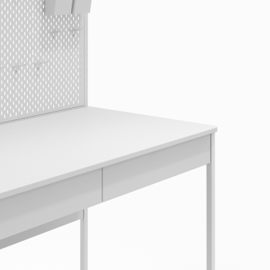computer desk white taskmaster 9