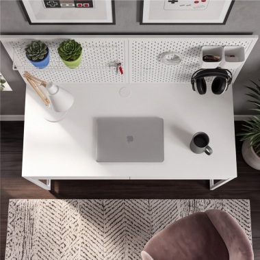 computer desk white taskmaster 3