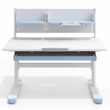 youth desk table white blue ergokid 4