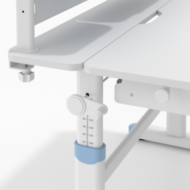 youth desk table white blue ergokid 13