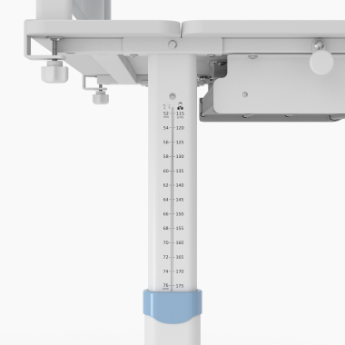 youth desk table white blue ergokid 14