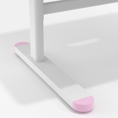 youth desk table white pink ergokid 10