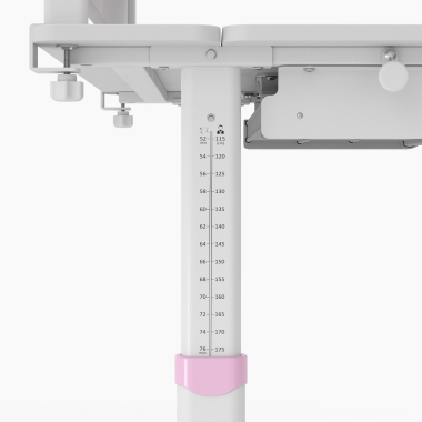 youth desk table white pink ergokid 14