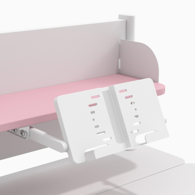 youth desk table white pink ergokid 16