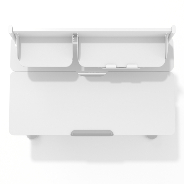 youth desk table white grey ergokid 9